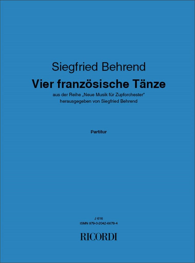 Vier französische Tänze
